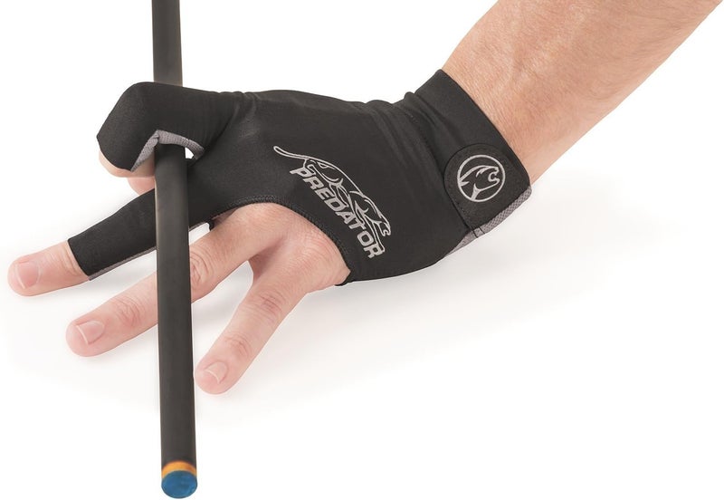 Predator Second Skin Billiard Glove Black and Gray: Fits Left Bridge Hand (Small/Medium) - Image 2